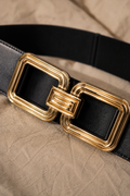 Cinto Hebilla Rectangular Doble
