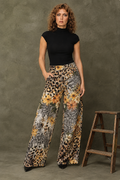 Pantalón Animal Print Decorado