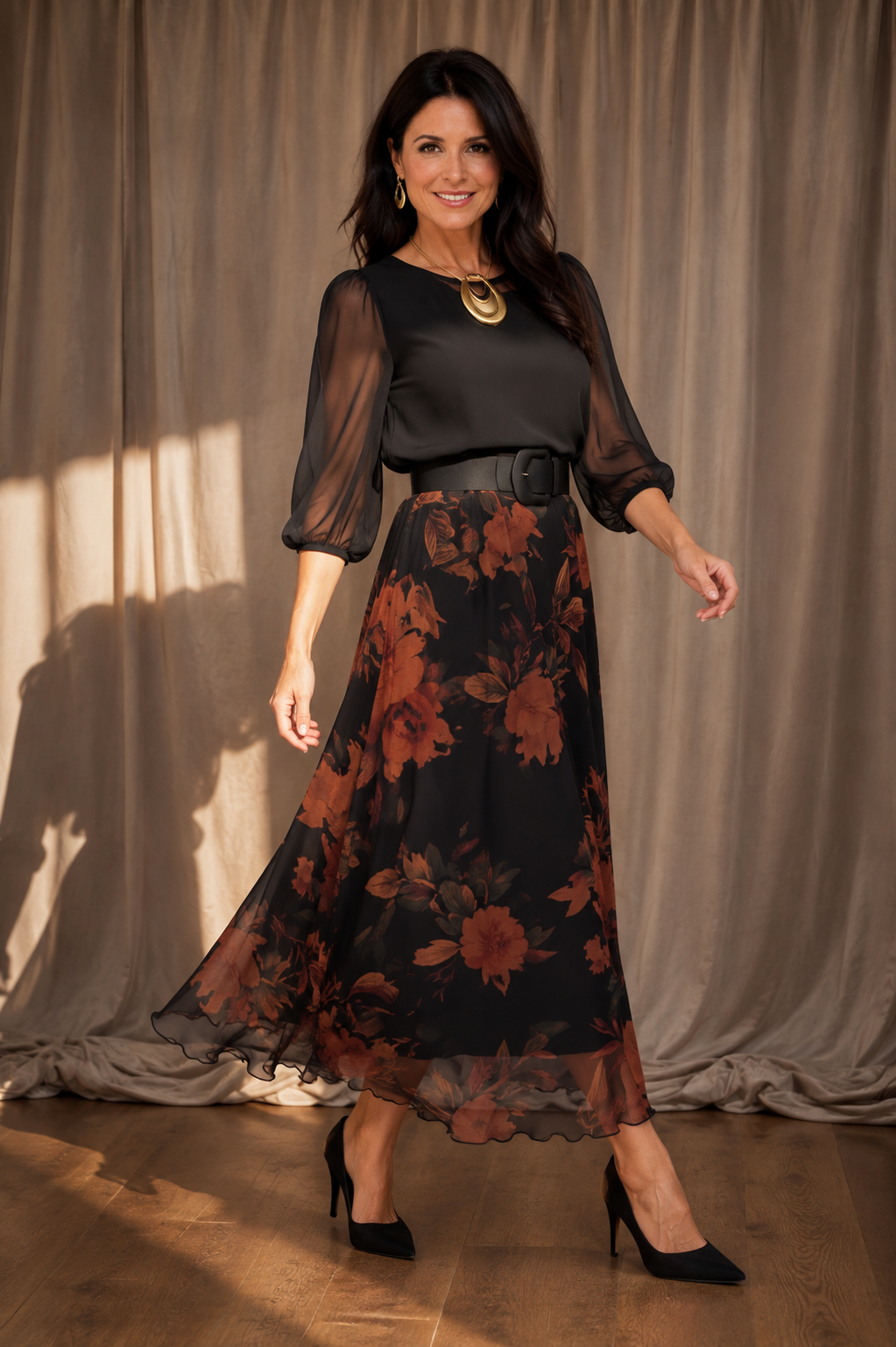 Conjunto Falda Blusa