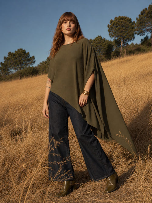Blusa tipo Capa